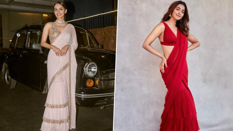 Fashion Faceoff: Manushi Chhillar or Pooja Hegde, Whose Ruffle Saree Will You Pick?