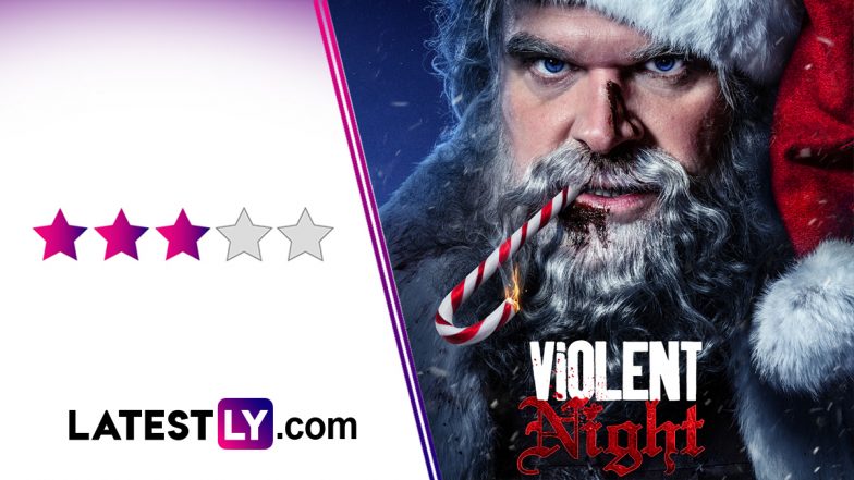 Violent Night Movie Review: David Harbour Brings the Season&rsquo;s Beating in This Comedic Festive Treat! (LatestLY Exclusive)