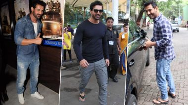 John Abraham Birthday: Pics of the 'Pathaan' Actor That Give Us a Peek Inside His Simple Wardrobe