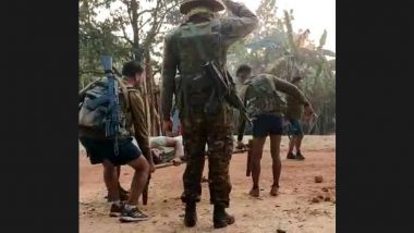 Chhattisgarh: CoBRA CRPF and STF Deployed in Naxal Area Help Pregnant Woman Reach Hospital for Delivery (See Pics)