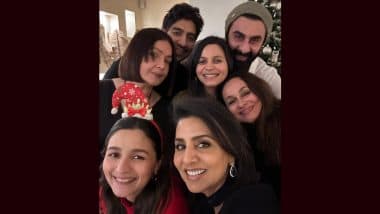 Christmas 2022: Ranbir Kapoor and Alia Bhatt Celebrate the Festival With Family (View Pic)