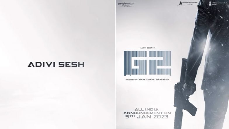 G2: Adivi Sesh to Star in Pan India Film, Film's Motion Poster Out!