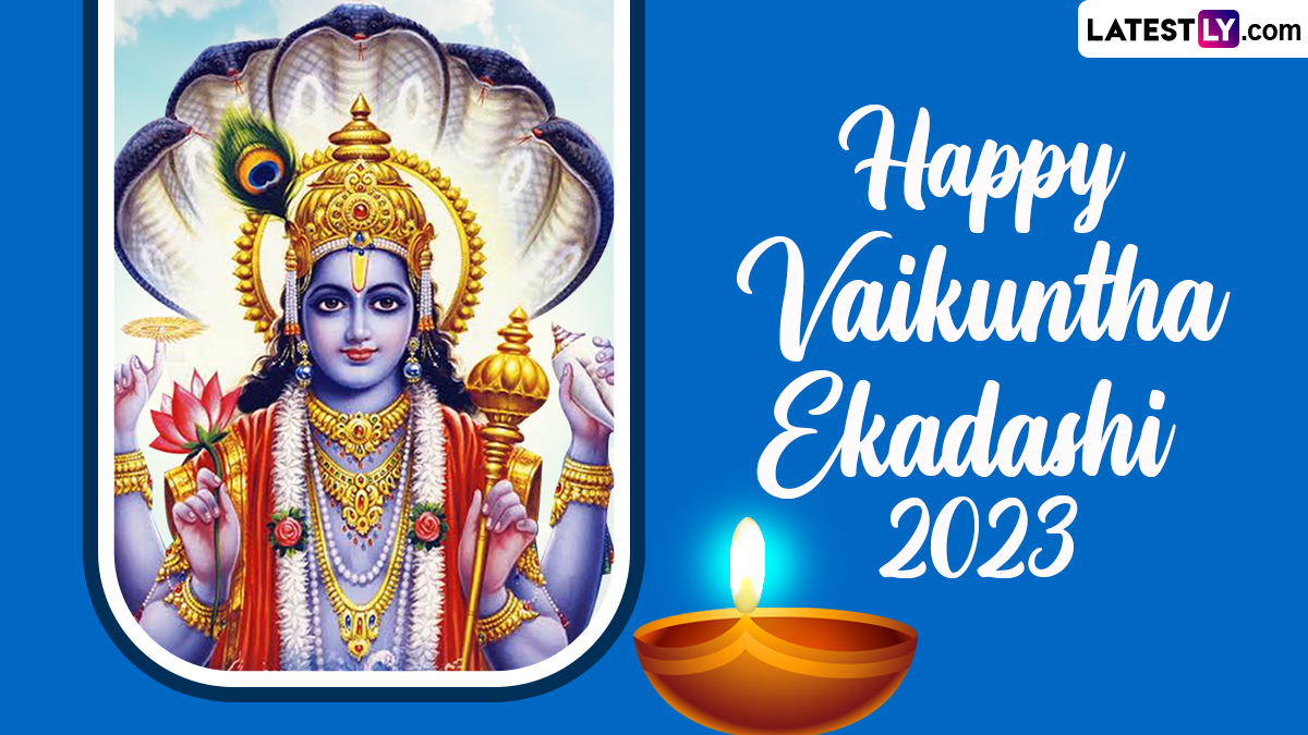 Vaikuntha Ekadashi 2023 Greetings and Messages: Share Wishes, Lord ...