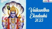 Vaikuntha Ekadashi 2023 Images and HD Wallpapers for Free Download Online: Share WhatsApp Messages, Wishes and Greetings on Mukkoti Ekadashi
