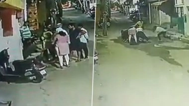 Bengaluru Shocker: Man's Head Smashed With Stone by Gang of Six, Murder Caught on CCTV Camera