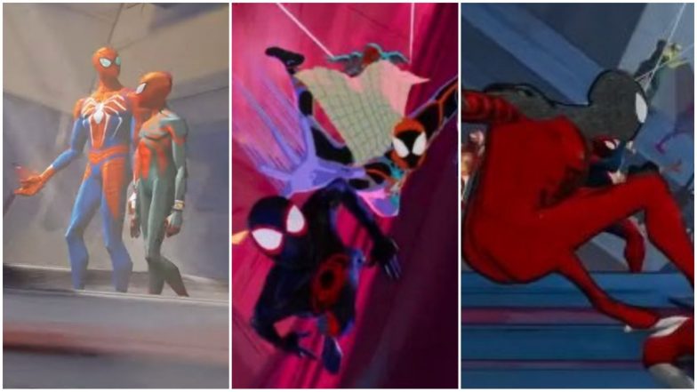 Spider-Man Across the Spider-Verse Trailer: From Insomniac's Spider-Man to Kaine Parker, Fans Find Crazy Easter Eggs in Promo of the Animated Marvel Film!