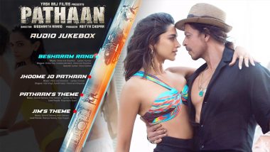 Pathaan Full Jukebox Out! Soundtrack for Shah Rukh Khan, Deepika Padukone and John Abraham's Film Features Four Tracks With Only Two Songs!