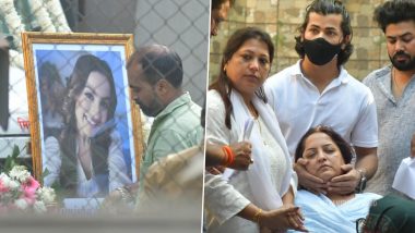 Tunisha Sharma Funeral: Late Actress Family, Friends Bid Final Goodbye at Her Last Rites (View Pics)
