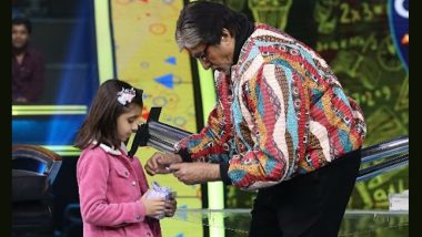 KBC 14 Contestant Prapti Sharma Impresses Amitabh Bachchan as She Puts the Cheque in Piggy Bank