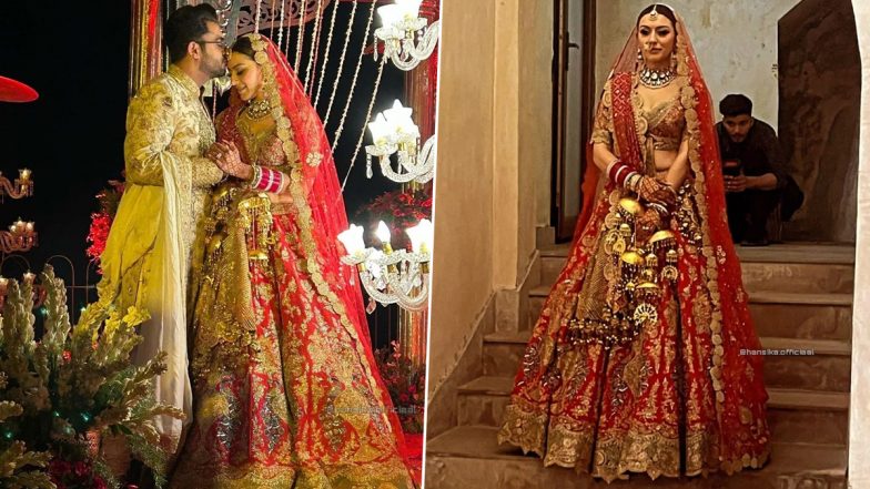 Hansika Motwani Ties Knot With Sohael Khaturiya in an Enthralling Jaipur Style Wedding; Inside Pics Out!