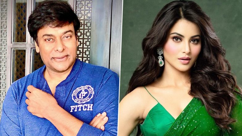 Chiranjeevi 'Flirts' With Urvashi Rautela During Waltair Veerayya Media Event, Praises Actress For Her Fantastic Job in Boss Party Song