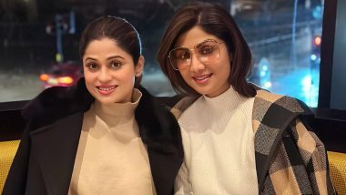 Shilpa Shetty and Sister Shamita Shell Out Winter Fashion Goals During Their London Vacay (View Pics)