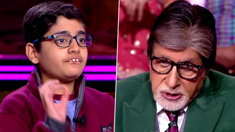 Kaun Banega Crorepati 14: Amitabh Bachchan Gets Impressed With 11-Year-Old Contestant Aditya Srivastava's Quick and Witty Answers (Watch Video)