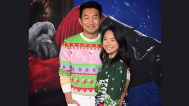 Simu Liu and His Girlfriend Allison Hsu Pose Together in Adorable Colourful Christmas Sweaters! (View Pic)