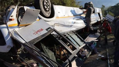 Manipur Road Accident: 9 Including 8 Girl Students Killed As School Bus Overturns in Bishnupur, 40 Injured; Death Toll Likely To Increase