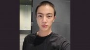 BTS&rsquo; Jin Shares Pictures With a Buzz Cut; Netizens Think He Is &lsquo;So Hot&rsquo; and Looks &lsquo;Worldwide Handsome&rsquo; (View Pics)