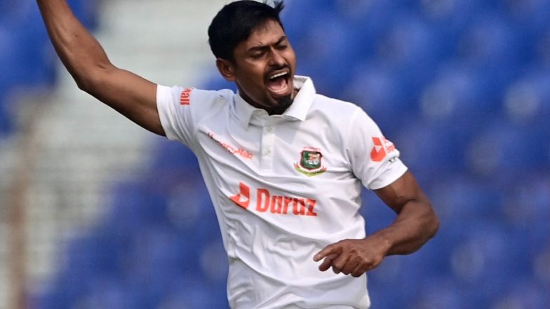 IND vs BAN 2nd Test 2022 Lunch: Taijul Islam Breaks Through Indian Top Order, India 86-3 at Break