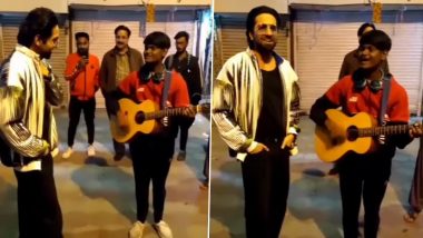 Ayushmann Khurrana Sings 'Jehda Nasha' With Young Delhi Street Singer and It Will Bring a Smile to Your Face (Watch Video)