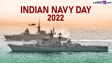 Navy Day 2022 Wishes: PM Narendra Modi, Rajnath Singh, Congress and Others Greet Sea Warriors, Salute Their Bravery