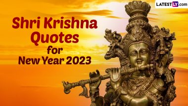 New Year 2023 Shri Krishna Quotes From Bhagavad Gita & HD Images: Powerful Sayings by Lord Krishna to Begin New Year on a Positive Note