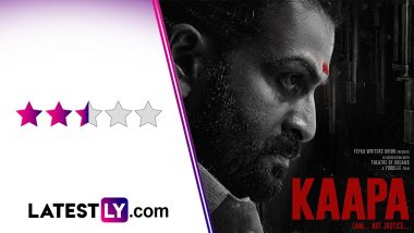 Kaapa Movie Review: Prithviraj Sukumaran-Asif Ali's Gangster Drama is Engaging in Parts When Not Obsessed With One-Man-Show Business! (LatestLY Exclusive)