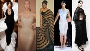 Year Ender 2022: From Deepika Padukone&rsquo;s Sabyasachi Saree at Cannes to Bella Hadid&rsquo;s Spray-Painted Coperni Dress, 5 Best Fashion Moments of the Year