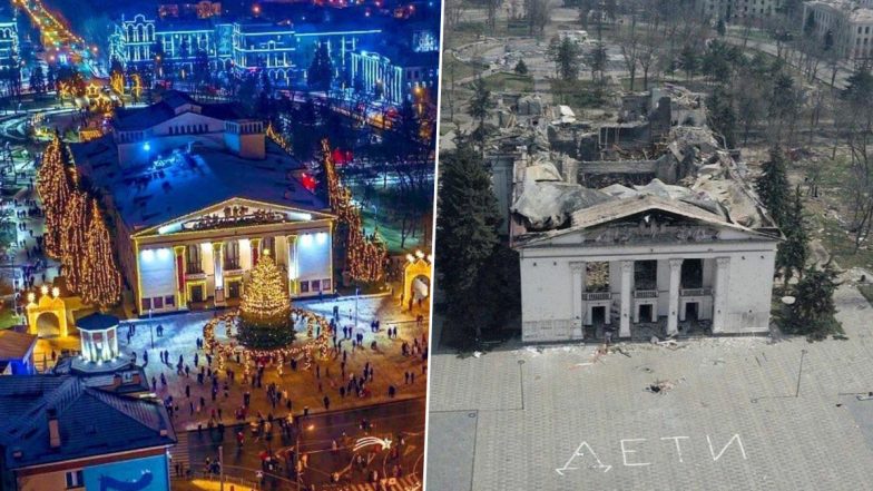 'Before and After' Images of Mariupol in Ukraine During Christmas Go Viral; Netizens Leave Heartfelt Comments on the Post by Reddit User