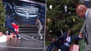 Kenny Smith Shoves Shaquille O’Neal into A Huge Christmas Tree on the 'NBA on TNT' Set; Video of The Studio Crew's Hilarious Moment Goes Viral 