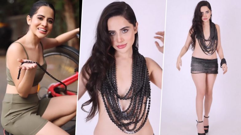 Uorfi Javed Dons 'Dress' Made With 'Cycle Ki Chain' Because Why Not! Watch Crazy Instagram Reel