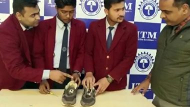 Uttar Pradesh: Three Final-Year ITM Students Design Shoes To Tackle Eve Teasers