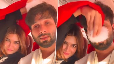 Kriti Sanon Turns Kiddo As She Wishes Shahid Kapoor a Merry Christmas in Fun Way (Watch Video)