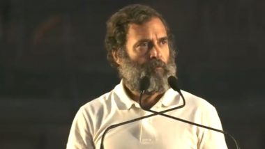 Rahul Gandhi Says ‘Dogs, Cow, Buffaloes, Pigs Joined Bharat Jodo Yatra, but No One Killed Them’ (Watch Video)