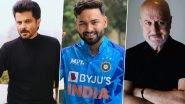 Anil Kapoor and Anupam Kher Visit Rishabh Pant in Dehradun Hospital, Say &lsquo;He Is in High Spirits and He Should Be Fine&rsquo;