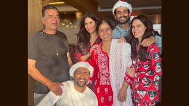 Christmas 2022: Katrina Kaif Chills With Hubby Vicky Kaushal and Family, Shares a Stunning Picture on Insta!