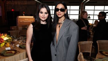 Selena Gomez and Dua Lipa Meet Up at Variety's Hitmakers 2022 Brunch, Singers Chat and Pose Together for Photos