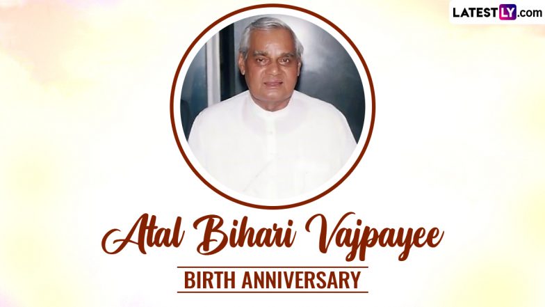 Atal Bihari Vajpayee Birth Anniversary 2022 Images and HD Wallpapers for Free Download Online: Share Quotes, Sayings and WhatsApp Messages