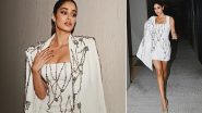 Janhvi Kapoor Is Christmas Ready in White Mini Dress; Check Out the Actress' Hot Pics!