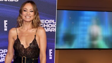 Olivia Wilde's Nipple-Baring 'Revenge Dress' Gets Blurred at People's Choice Awards 2022 by Producers? Netizens Believe So (View Pics and Tweets)