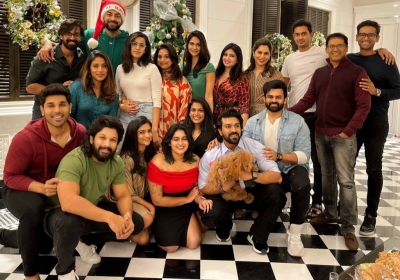 Xmas 2022: Ram Charan, Cousin Allu Arjun Come Together for Star-studded Secret Santa Party