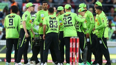 BBL Live Streaming in India: Watch Sydney Thunder vs Brisbane Heat Online and Live Telecast of Big Bash League 2022-23 T20 Cricket Match