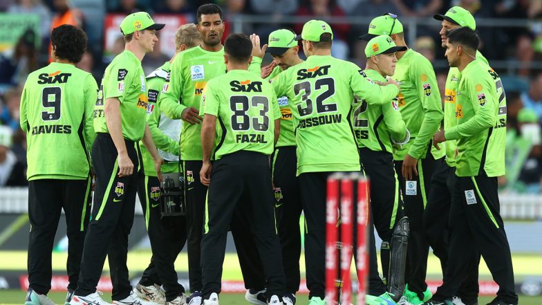 BBL Live Streaming in India: Watch Sydney Thunder vs Perth Scorchers Online and Live Telecast of Big Bash League 2022-23 T20 Cricket Match