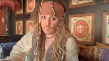 Johnny Depp Turns Jack Sparrow to Fulfil the Wish of a Terminally Ill Fan (Watch Video)