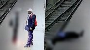Disturbing Video: Ticket Checker Gets Electrocuted Accidently When Came in Contact With Overhead Wire In A Freak Accident at Kharagpur Railway Station