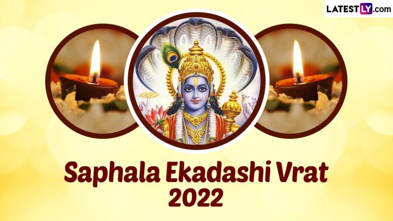 Saphala Ekadashi Vrat 2022 Wishes: Lord Vishnu HD Images, Messages, Greetings and SMS To Celebrate the Holy Fasting Day