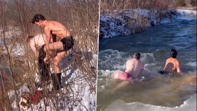 Shawn Mendes Dunks Entire Body in Ice Cold Water Wearing Only Boxers for Christmas! -WATCH