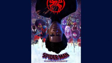 Spider-Man Across the Spider-Verse: Miles Morales is Surrounded by Spider-People in Poster for Sony's Animated Marvel Film (View Pic)