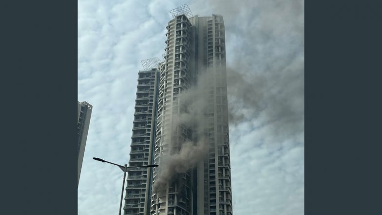 Mumbai Fire: Blaze Erupts At Avighna Park in Lower Parel (Watch Video)