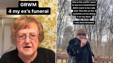 92-Year-Old Grandma Puts On Makeup and Dresses Up to Attend Ex-Boyfriend's Funeral, Becomes Internet Phenomenon; Watch Viral Videos