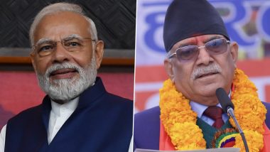 PM Narendra Modi Congratulates Pushpa Kamal Dahal Aka Prachanda on Being Elected Nepal’s Prime Minister