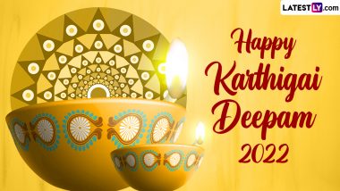 Happy Karthigai Deepam 2022 Wishes and Greetings: Share WhatsApp Messages, Thiruvannamalai Deepam Images, HD Wallpapers and SMS